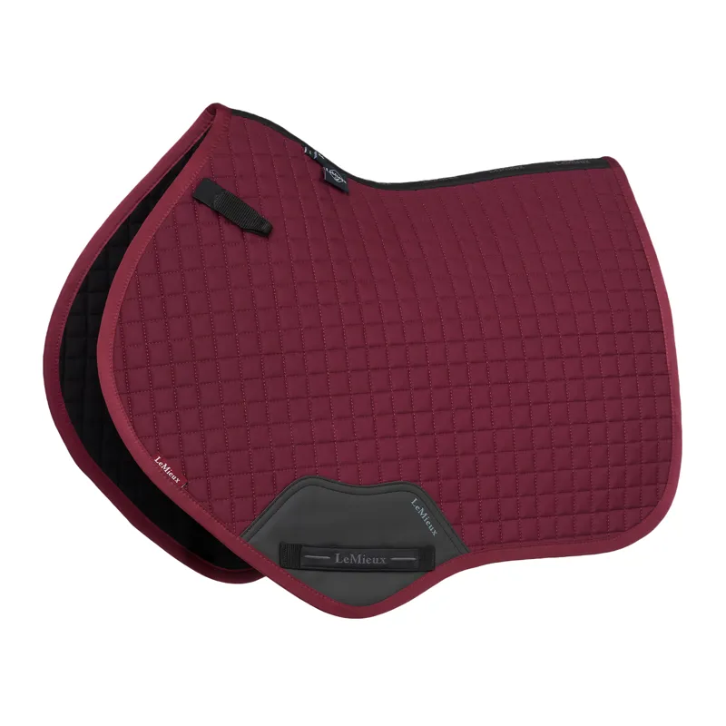 LeMieux Cotton Close Contact Saddlecloth - Burgundy