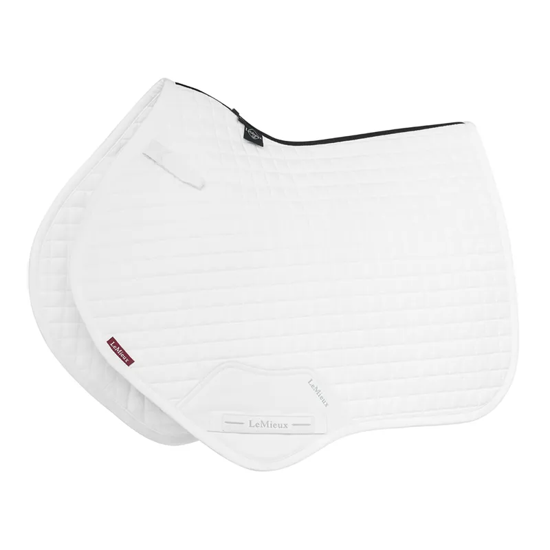 LeMieux Cotton Close Contact Saddlecloth - White