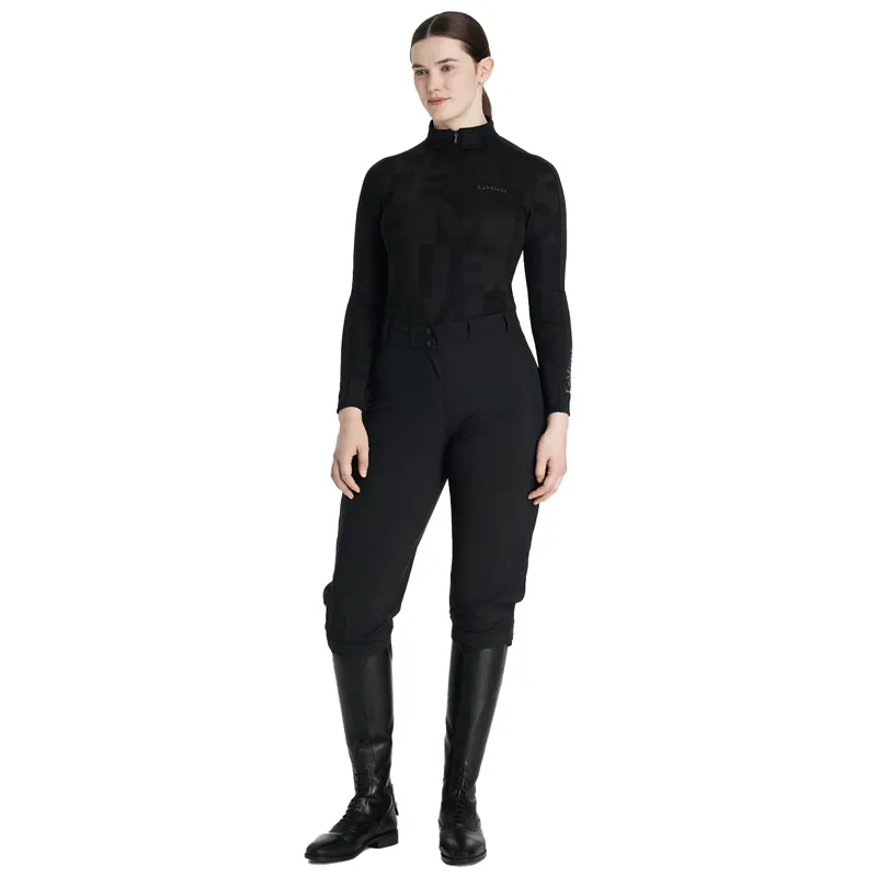 LeMieux Darcey Womens Waterproof 3/4 Competition Over Breeches - Black-4