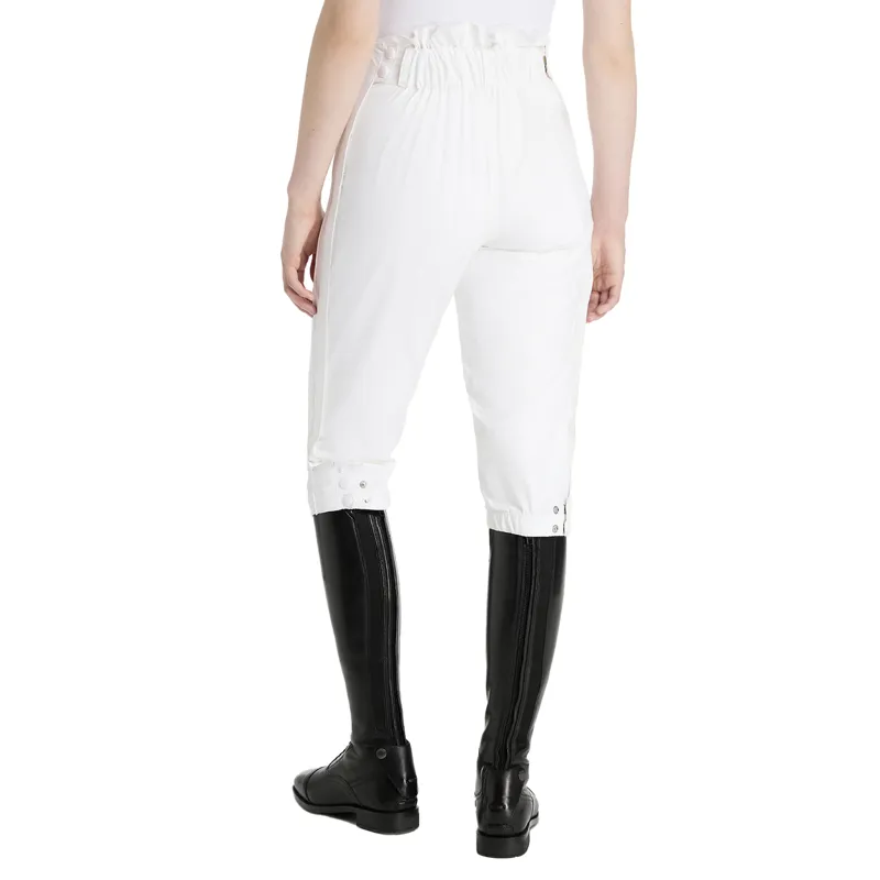 LeMieux Darcey Womens Waterproof 3/4 Competition Over Breeches - White-1