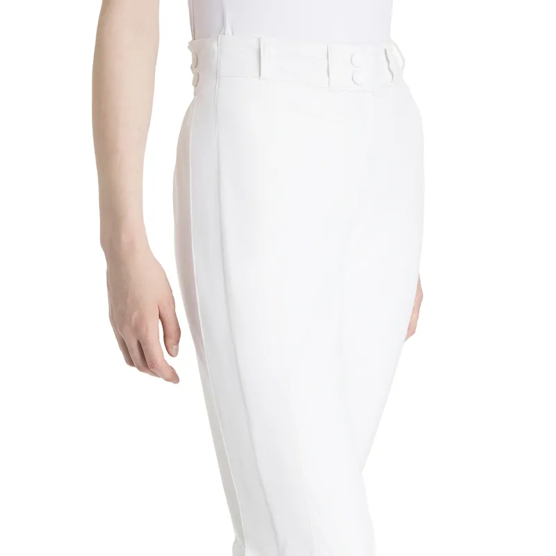 LeMieux Darcey Womens Waterproof 3/4 Competition Over Breeches - White-3
