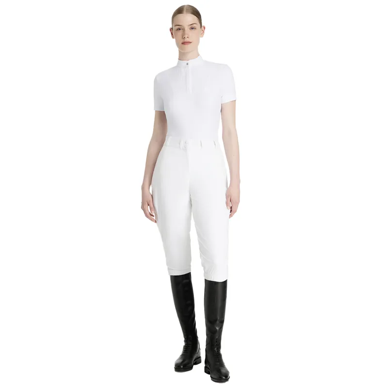 LeMieux Darcey Womens Waterproof 3/4 Competition Over Breeches - White-4