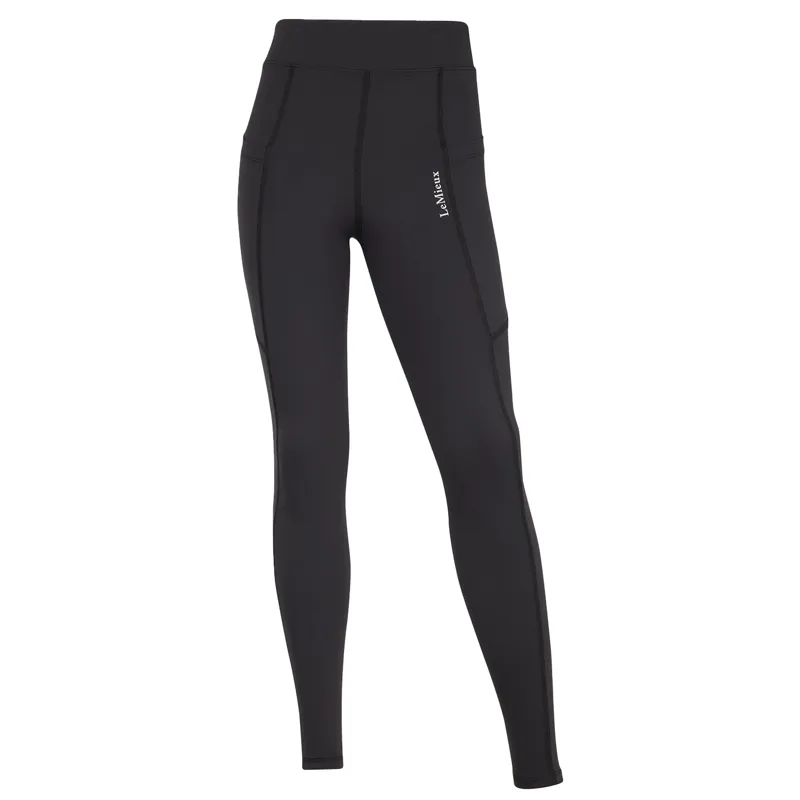LeMieux Young Rider Darla Junior Sport Leggings - Black-2