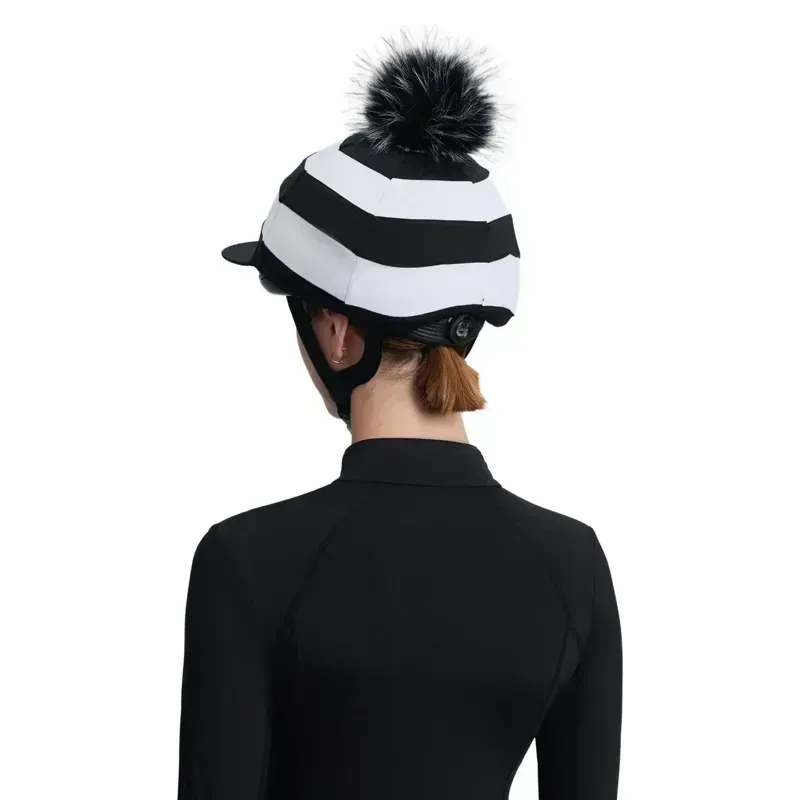 LeMieux Derby Pom Pom Hat Silk - Black-4