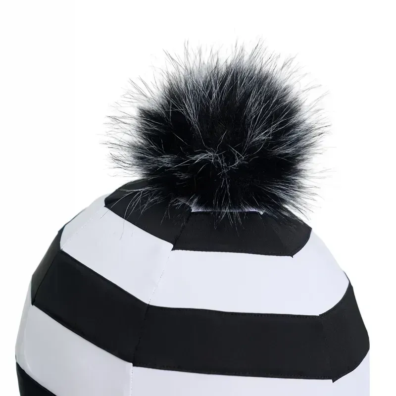 LeMieux Derby Pom Pom Hat Silk - Black-6