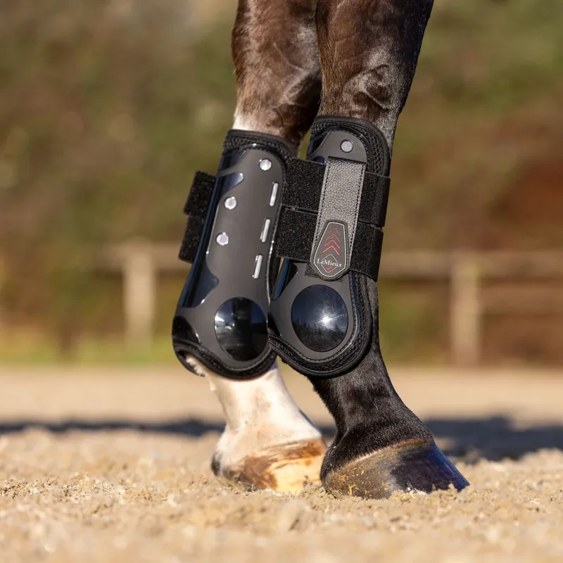 LeMieux Derby ProJump Tendon Boots - Black-4