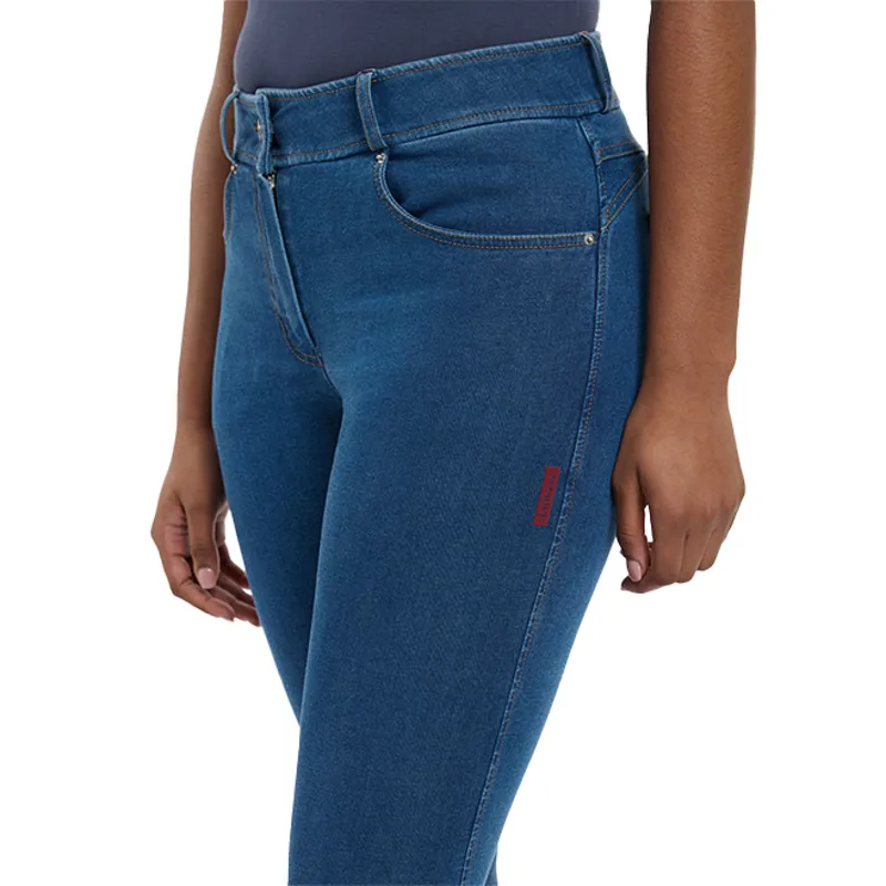 LeMieux Dolly Full Grip Ladies Breeches - Denim-4