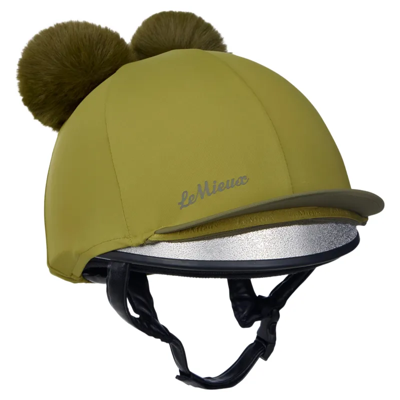 LeMieux Mini Double Pom Hat Silk - Gooseberry