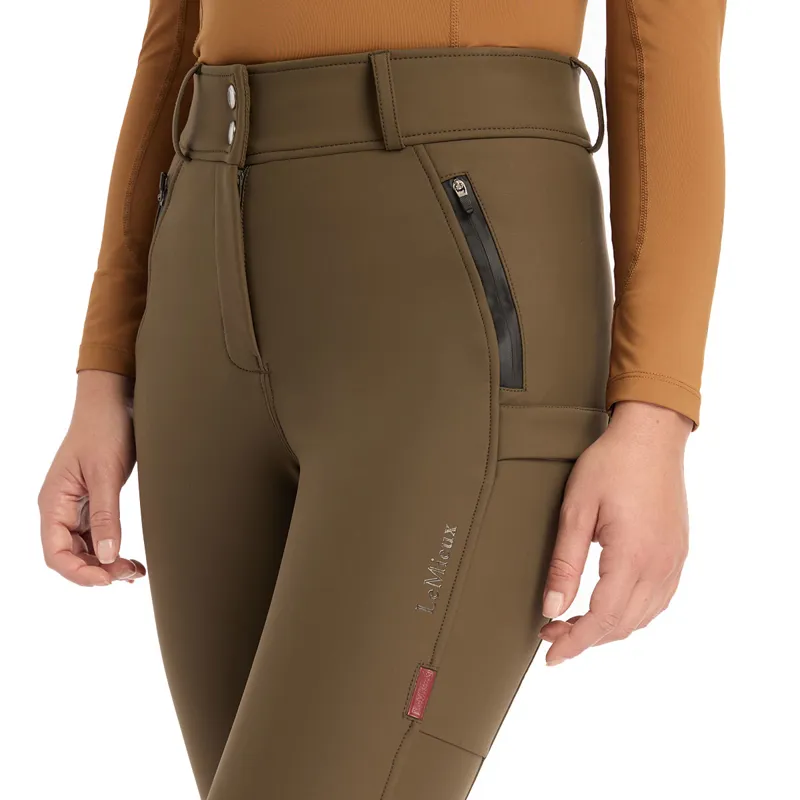 LeMieux DryTex Waterproof Knee Grip Ladies Breeches - Alpine-3
