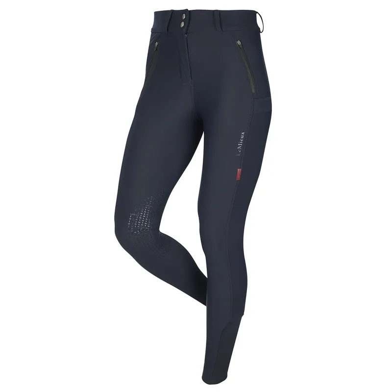 LeMieux DryTex Waterproof Knee Grip Ladies Breeches - Navy
