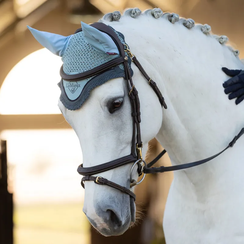 LeMieux Classic Fly Hood - Glacier-2