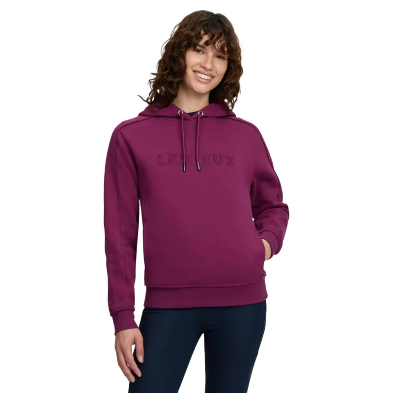 LeMieux Eden Womens Sparkle Hoodie - Blackberry