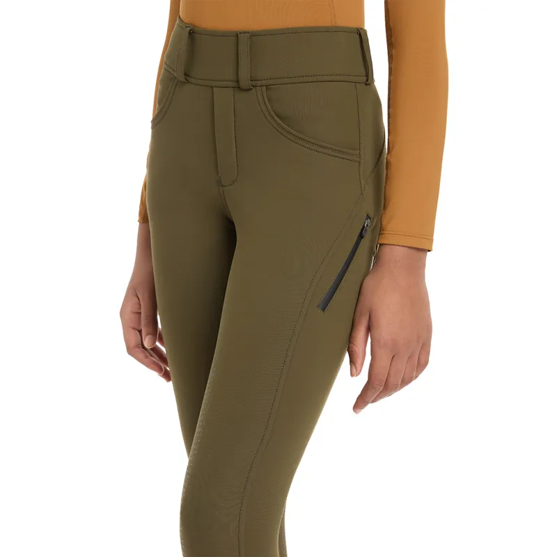 LeMieux Ella Young Rider Winter Bregging Riding Tights - Alpine-4