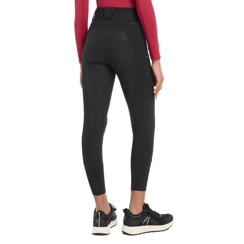 LeMieux Ella Young Rider Winter Bregging Riding Tights - Black-2