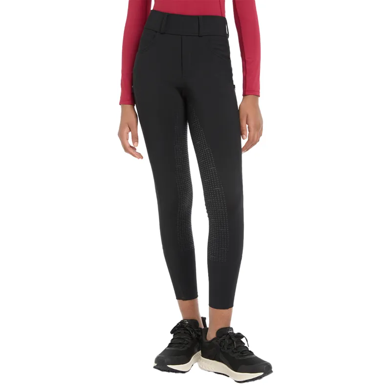 LeMieux Ella Young Rider Winter Bregging Riding Tights - Black