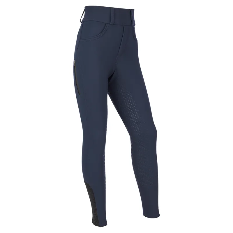 LeMieux Ella Young Rider Winter Bregging Riding Tights - Navy-1