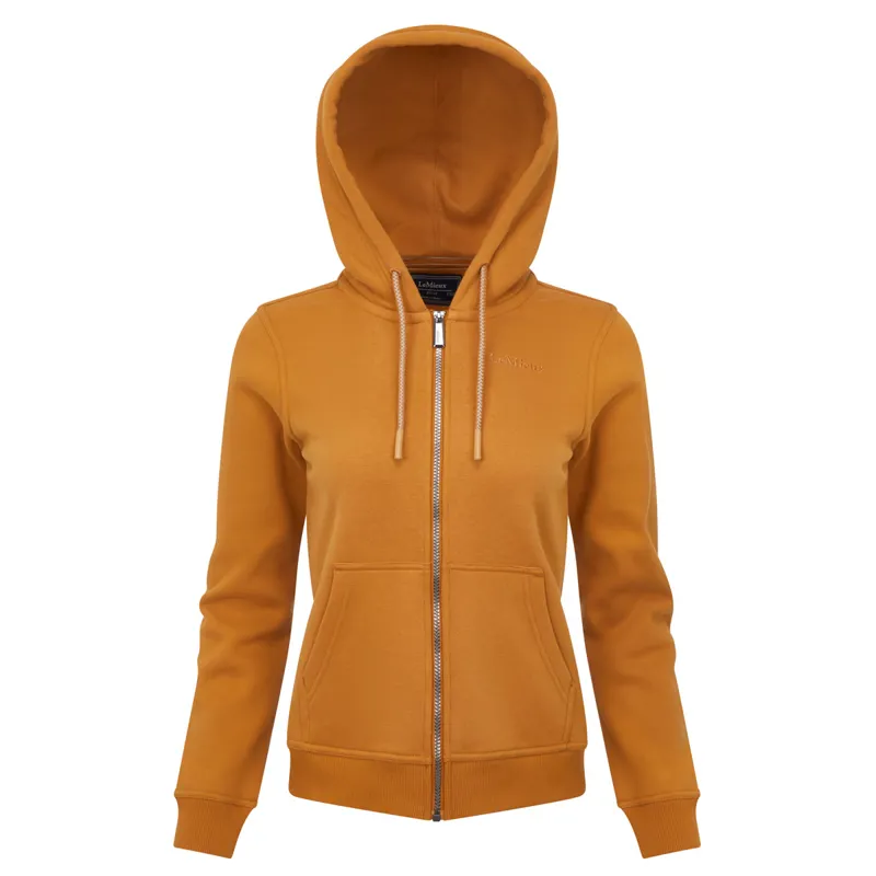 LeMieux Elle Ladies Zip Through Hoodie - Ginger