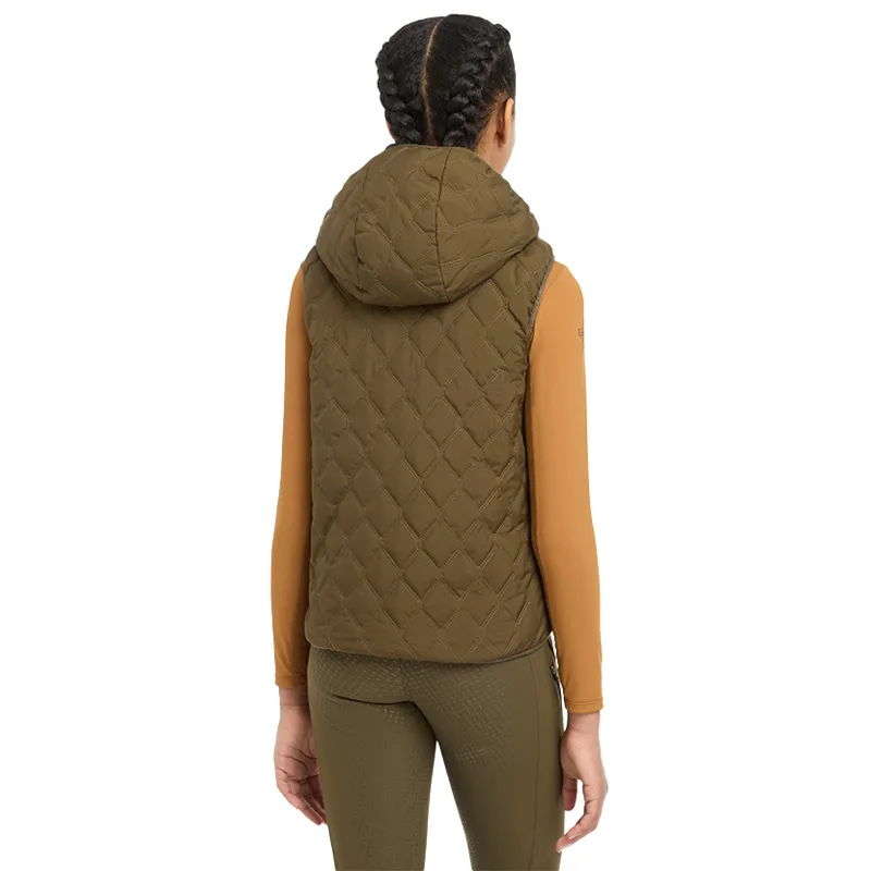LeMieux Young Rider Eloise Reversible Winter Gilet - Alpine-5