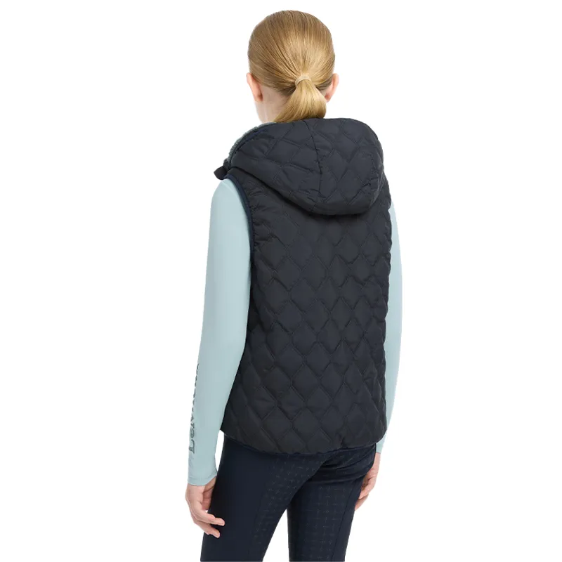 LeMieux Young Rider Eloise Reversible Winter Gilet - Navy-8