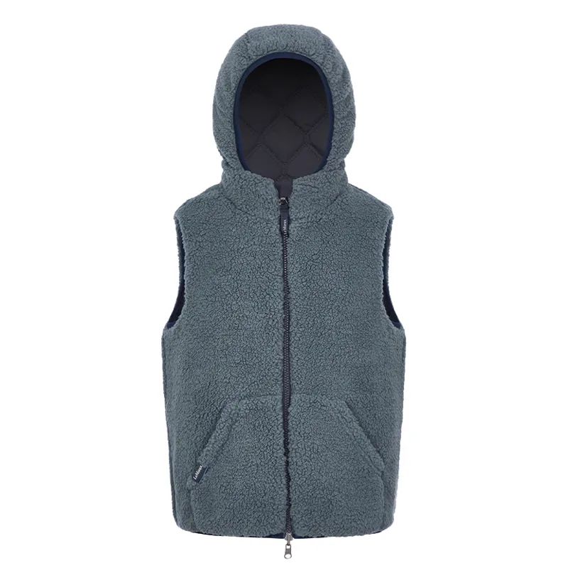 LeMieux Young Rider Eloise Reversible Winter Gilet - Navy-2