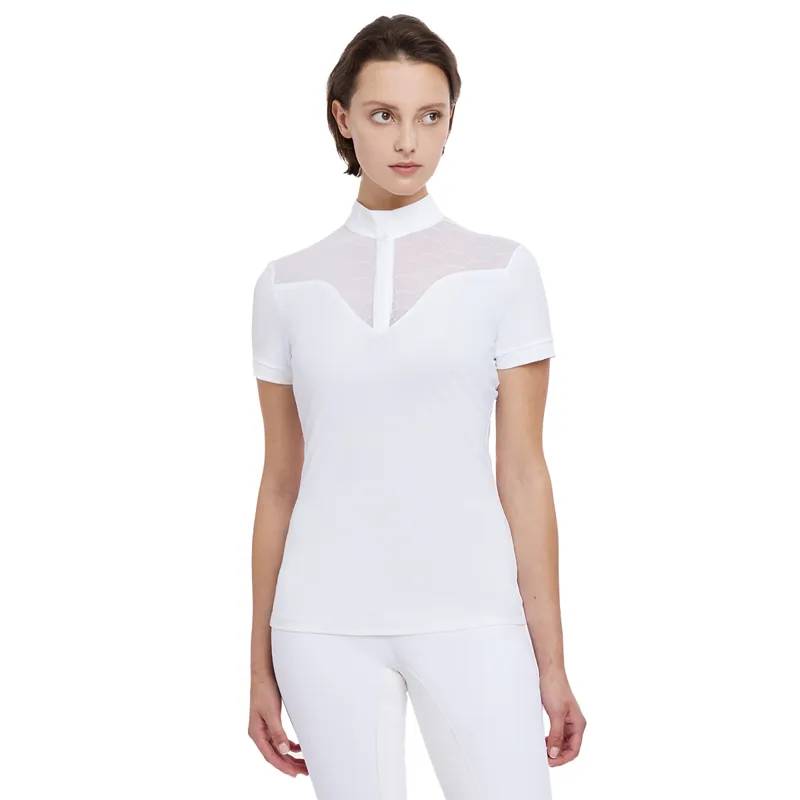 LeMieux Emily Ladies Short Sleeve Competition Shirt - White