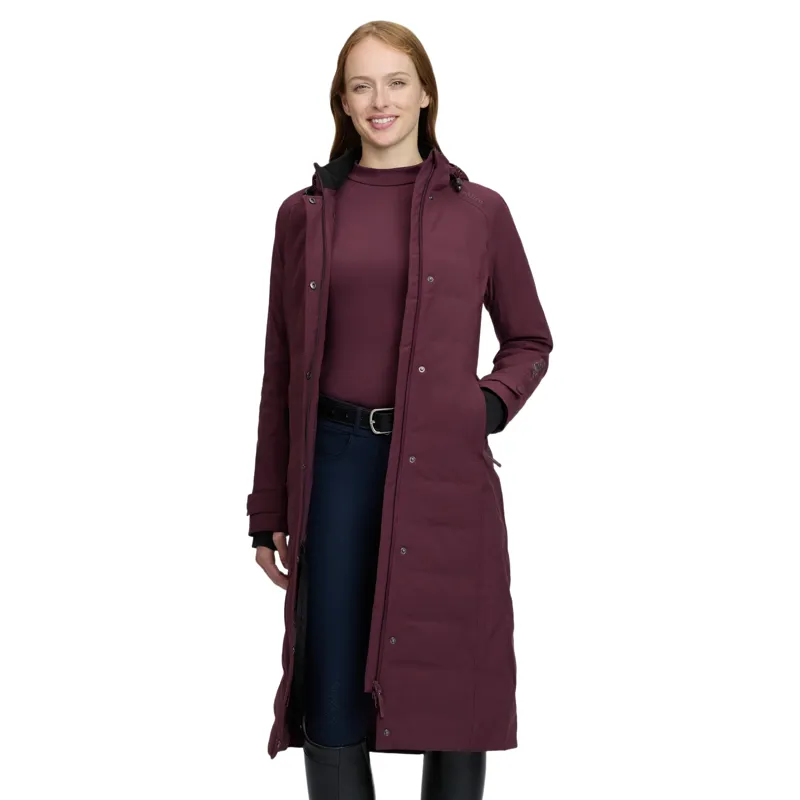 LeMieux Erin Womens Waterproof Long Padded Coat - Bramble Pre-Order