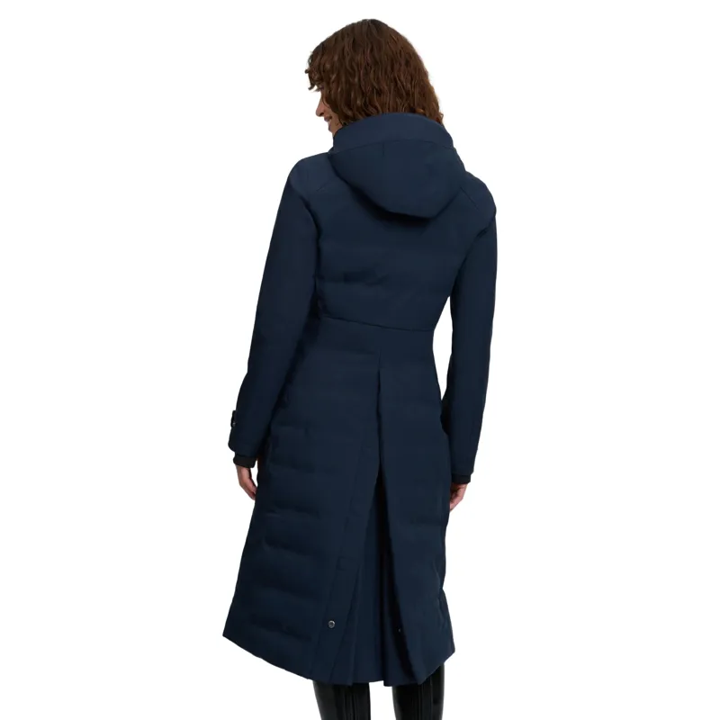 LeMieux Erin Womens Waterproof Long Padded Coat - Navy Pre-Order-3