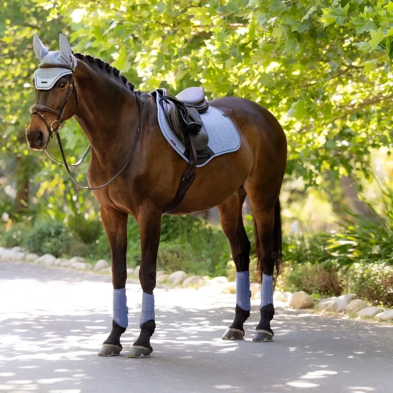 LeMieux Essence Close Contact Saddlecloth - Powder Blue-2