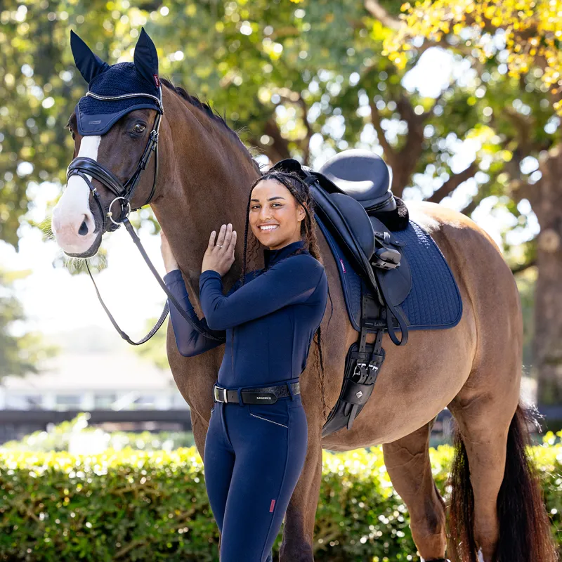 LeMieux Essence Dressage Saddlecloth - Navy-4