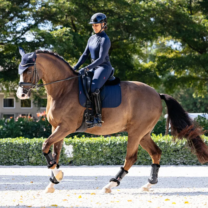LeMieux Essence Dressage Saddlecloth - Navy-3