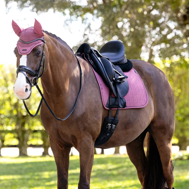 LeMieux Essence Dressage Saddlecloth - Rosewood-3