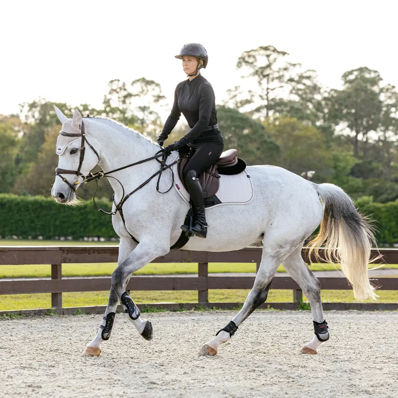 LeMieux Essence Dressage Saddlecloth - Stone-2