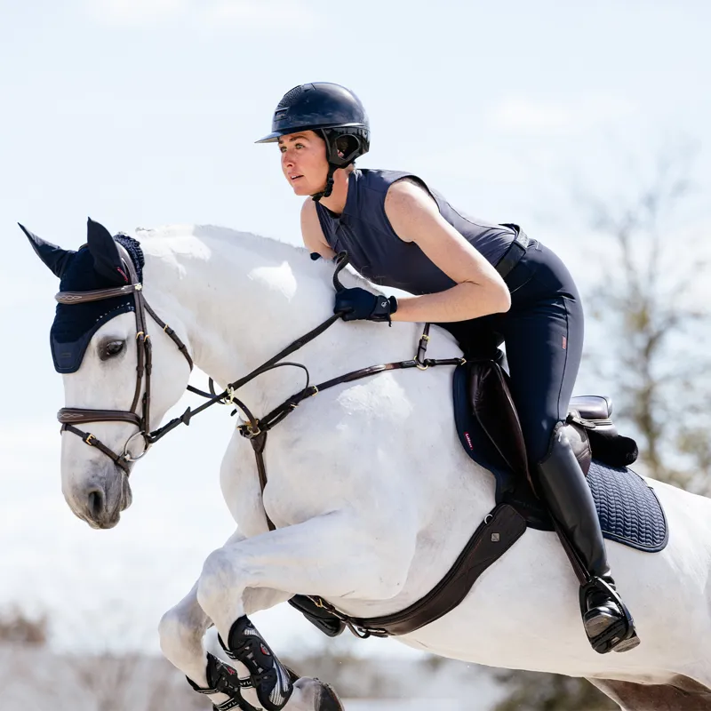LeMieux Essence Eurojump Saddlecloth - Navy-2