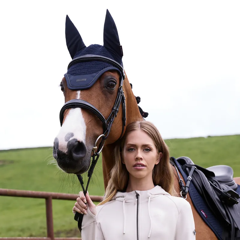 LeMieux Essence Fly Hood - Navy-1