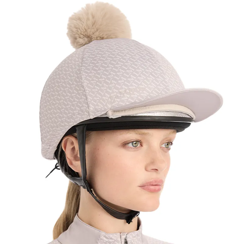 LeMieux Faith Hat Silk - Ash/Stone-4