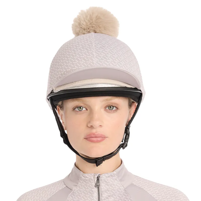 LeMieux Faith Hat Silk - Ash/Stone-3