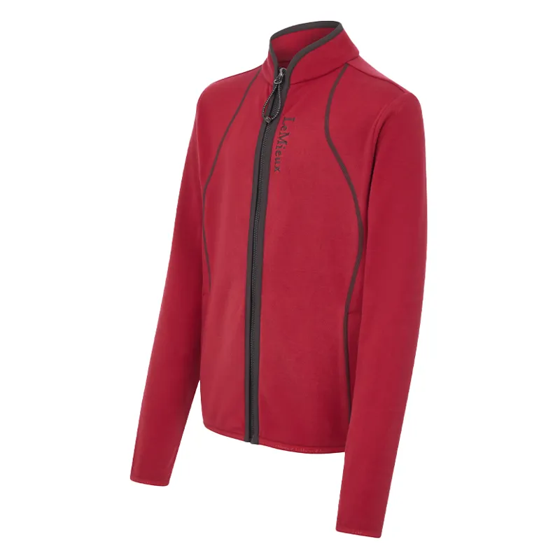 LeMieux Felicity Young Rider Zip Through Fleece - Ember-1