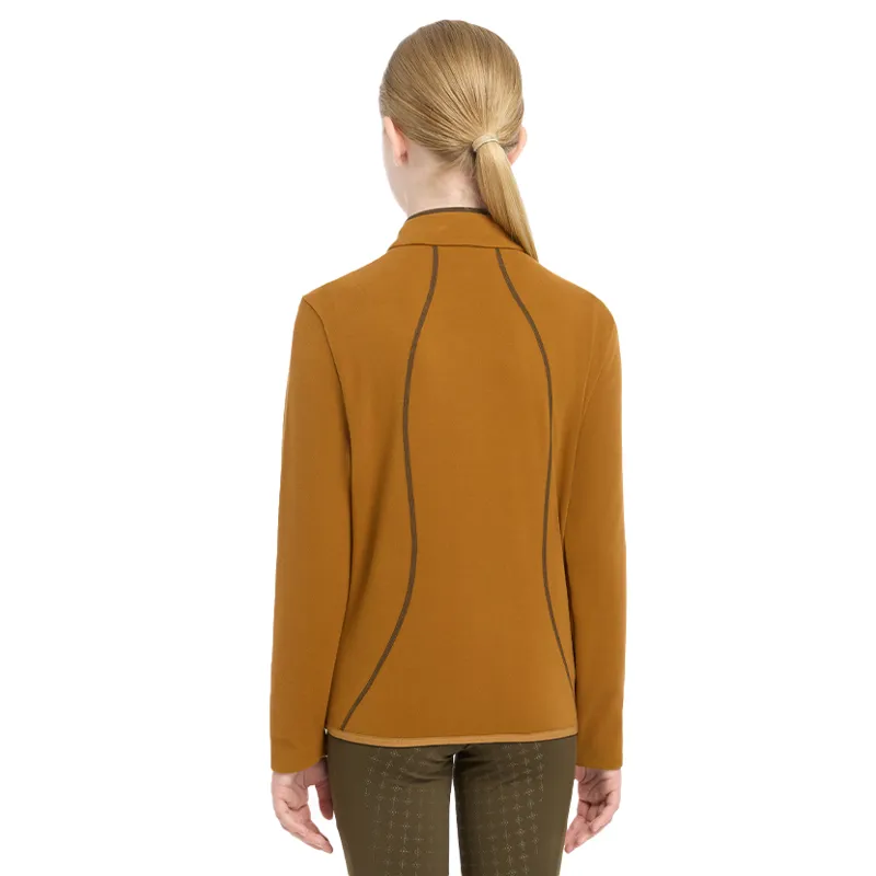 LeMieux Felicity Young Rider Zip Through Fleece - Ginger-7