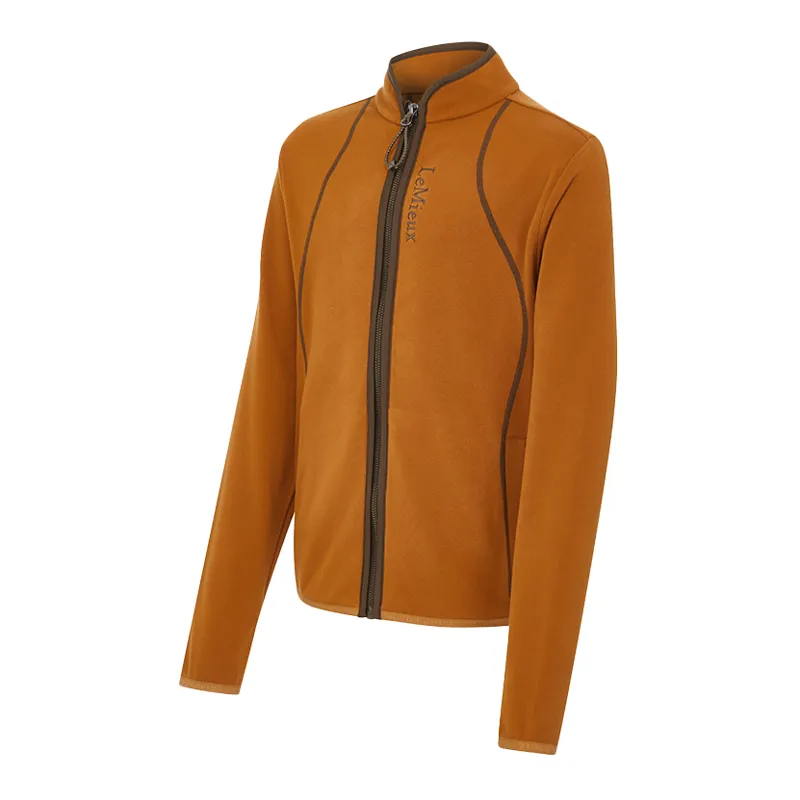 LeMieux Felicity Young Rider Zip Through Fleece - Ginger-3