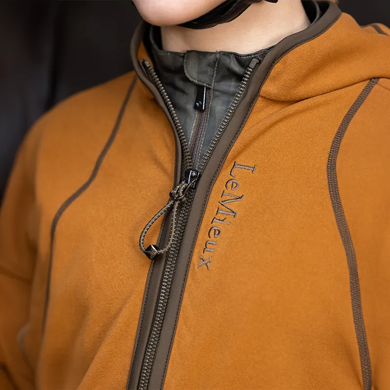 LeMieux Felicity Young Rider Zip Through Fleece - Ginger-2