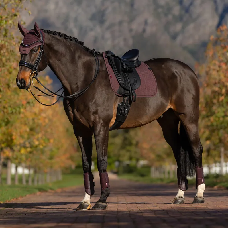 LeMieux Essence Dressage Saddlecloth - Damson-4