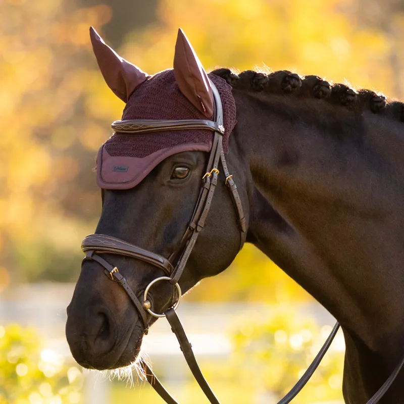 LeMieux Essence Fly Hood - Damson-2