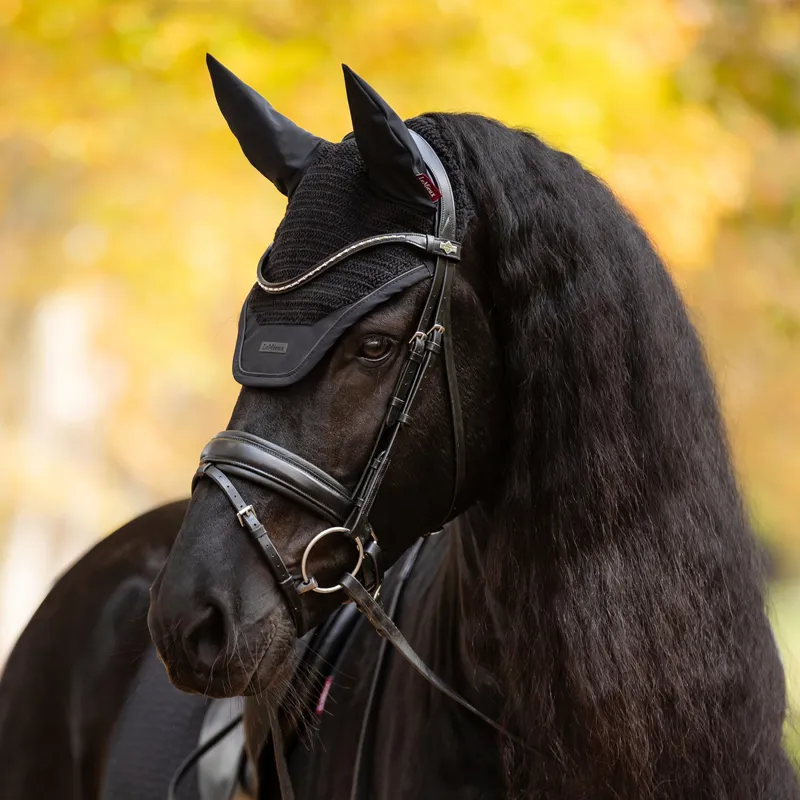 LeMieux Essence Fly Hood - Black-1