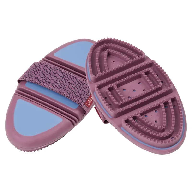 LeMieux Flexi Curry Comb - Powder Blue/Mallow