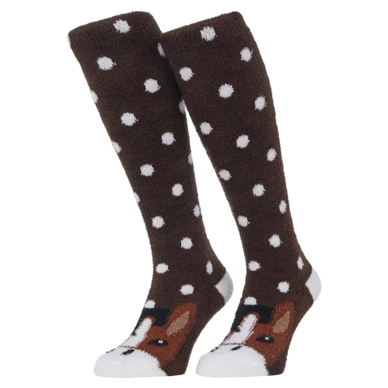 LeMieux Fluffy Character Junior Socks - Titan