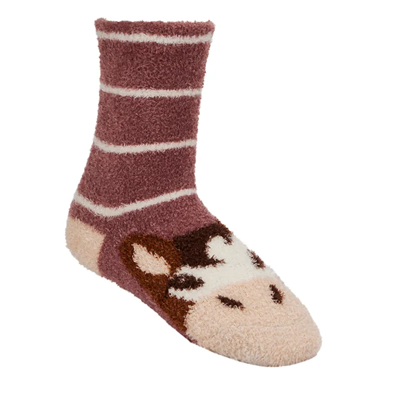 LeMieux Mini Fluffy Character Junior Socks - Duke-1