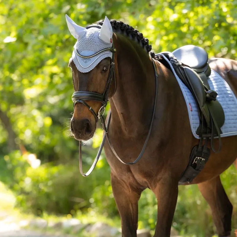 LeMieux Classic Fly Hood - Powder Blue-2