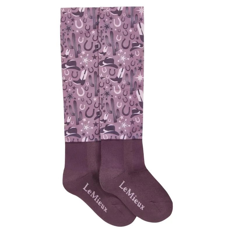 LeMieux Footsie Adults Tall Riding Socks - Western-2