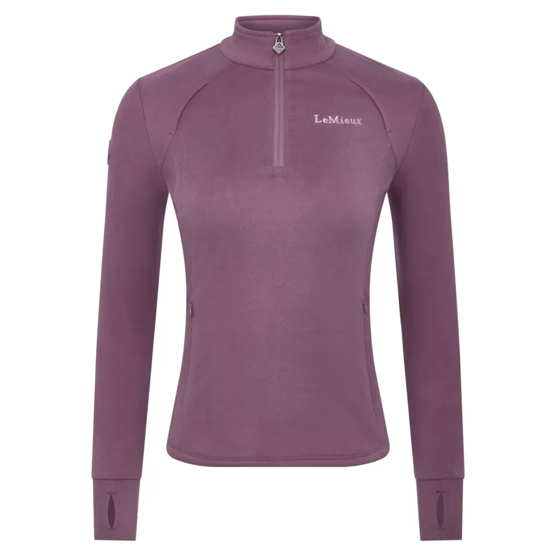 LeMieux Frances Womens 1/4 Zip Fleece - Mallow-1