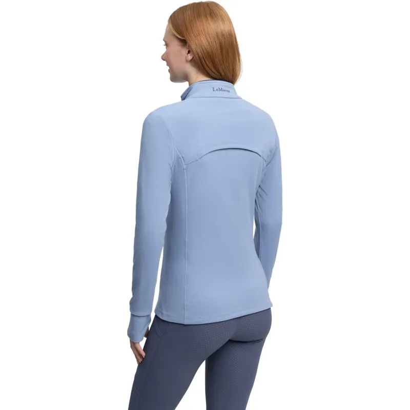 LeMieux Frances Womens 1/4 Zip Fleece - Powder Blue-2